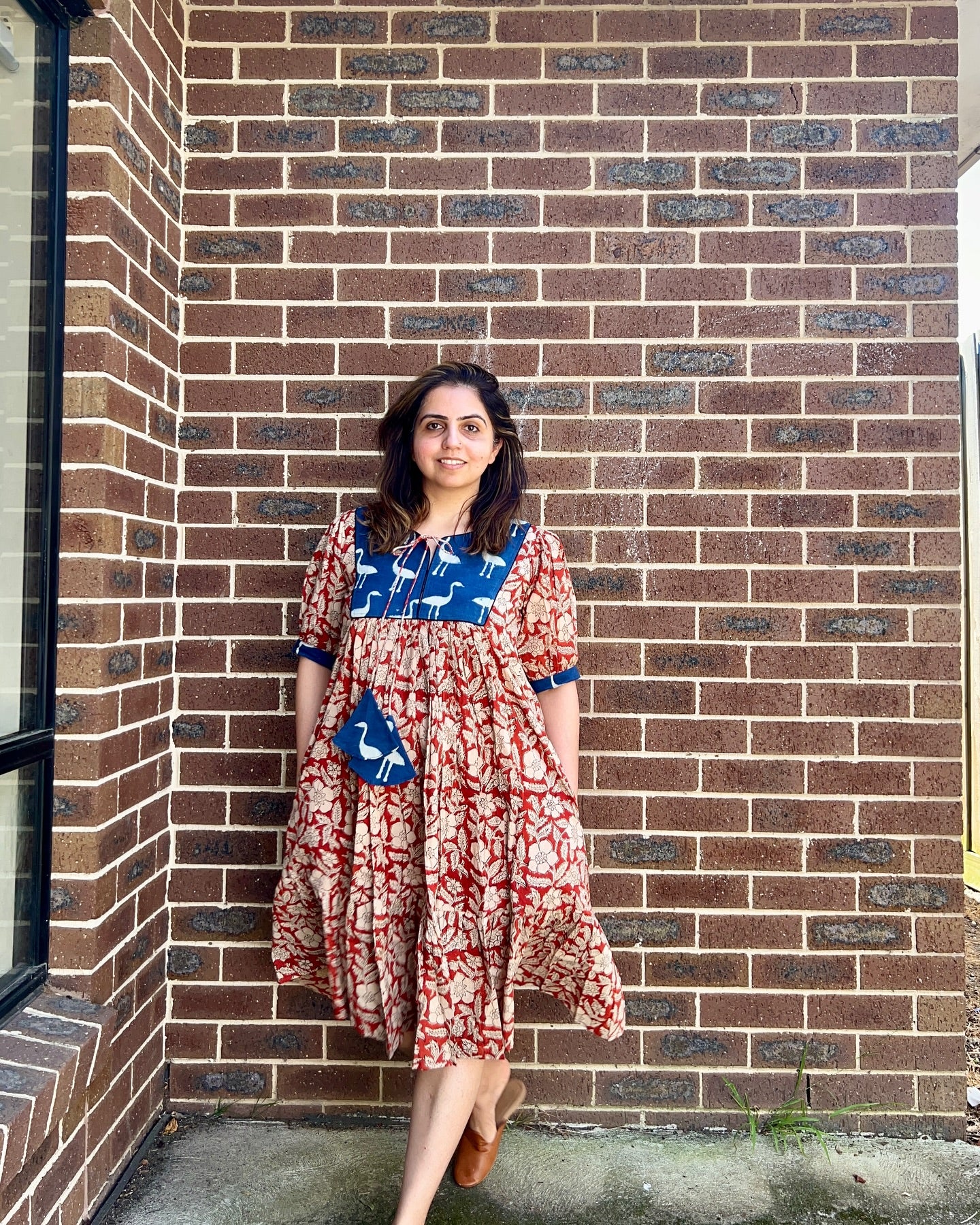 LEILA - Hand Block Printed Dress