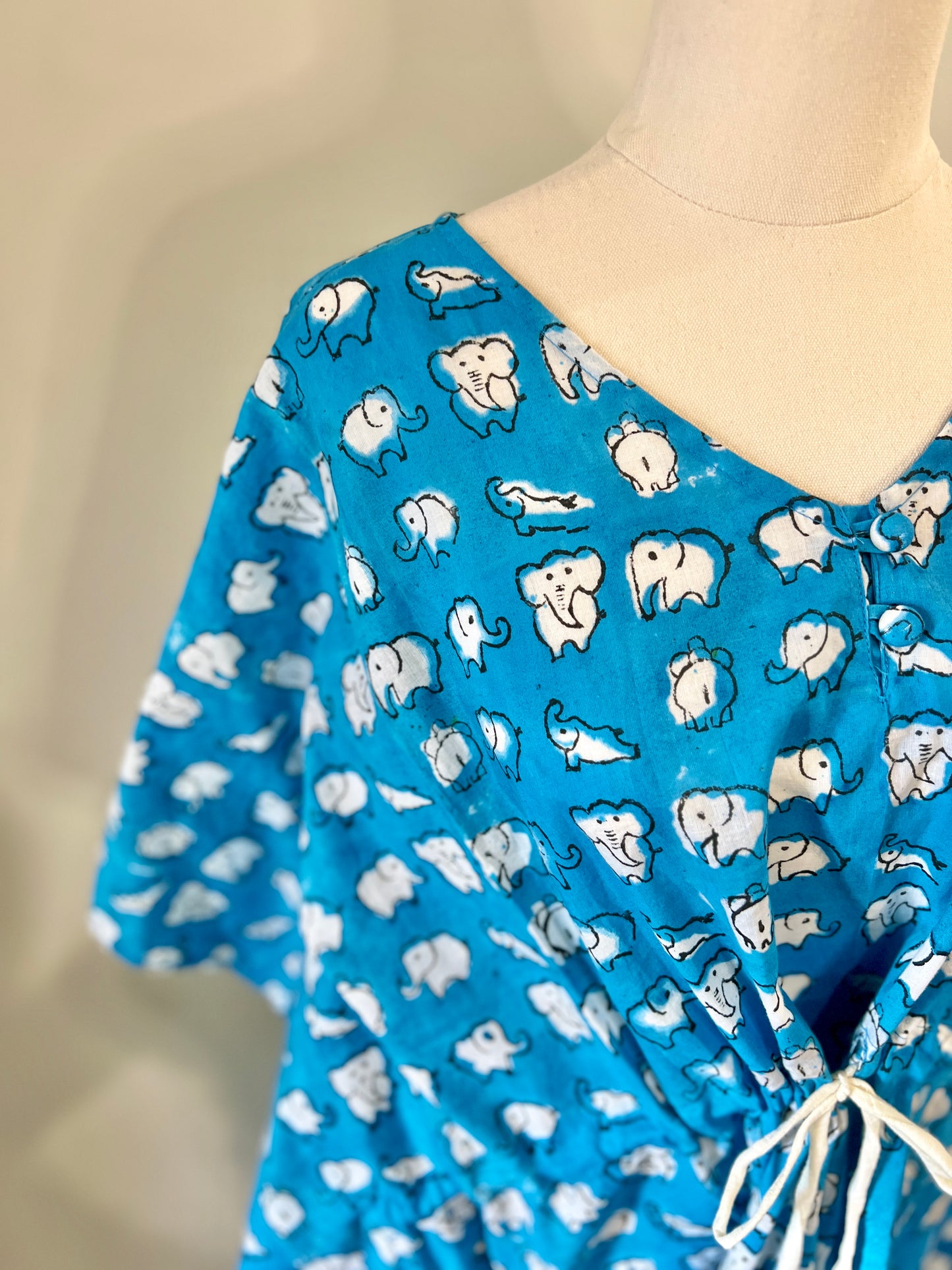 EHSAAS- Midi Length Kaftans in Blue