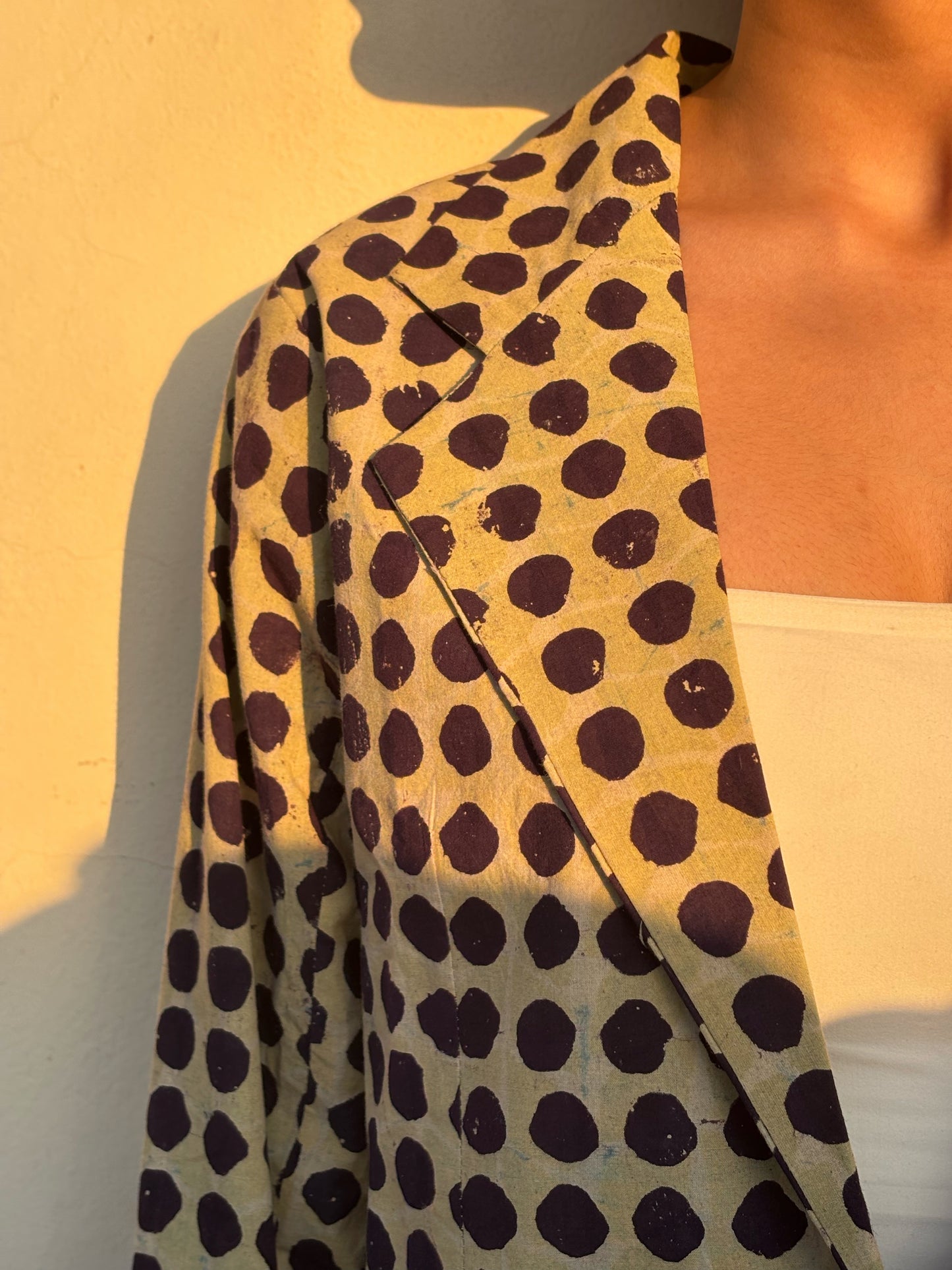 AFSANA- Cotton Jackets in Polka Dots