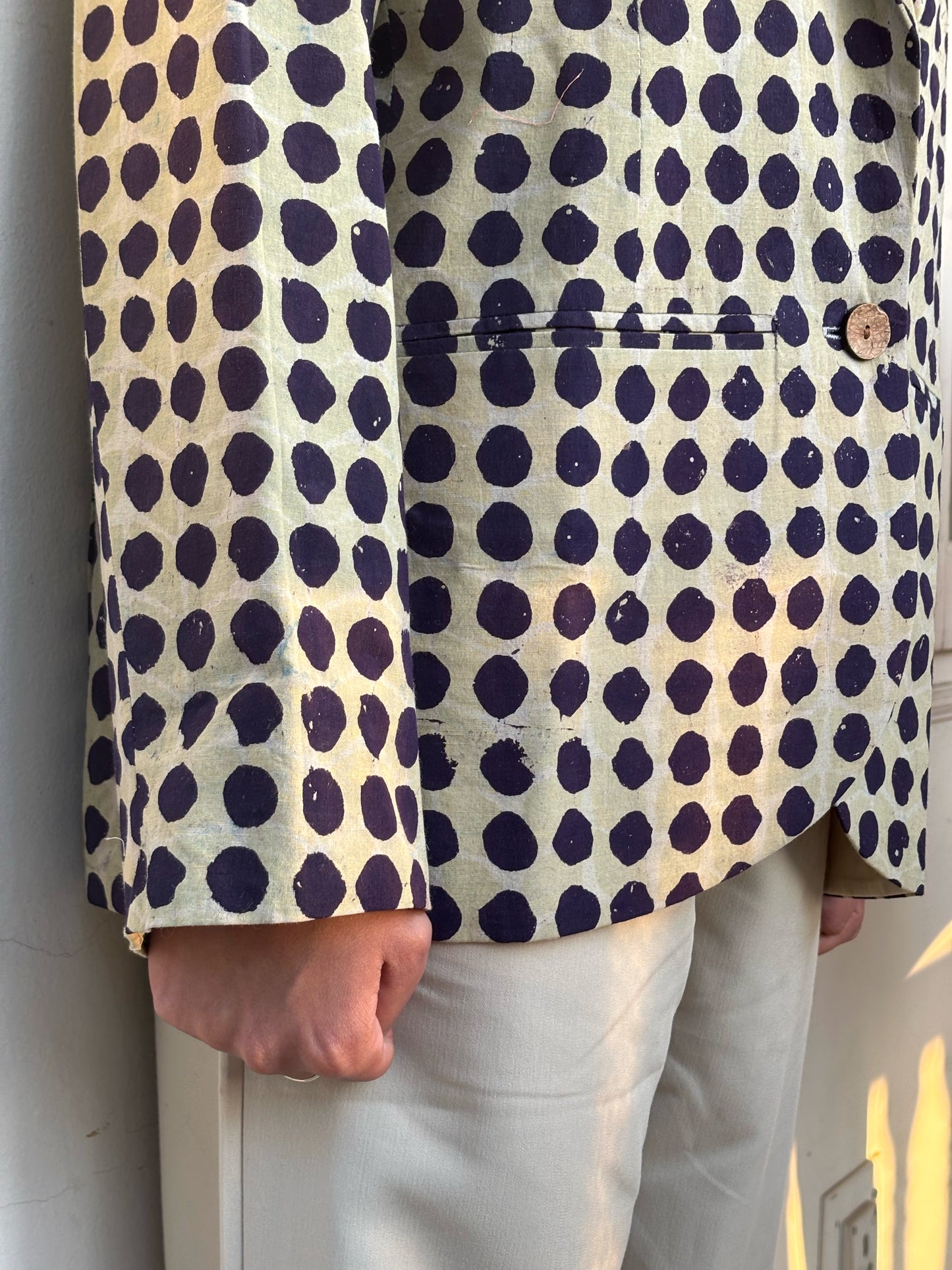 AFSANA- Cotton Jackets in Polka Dots