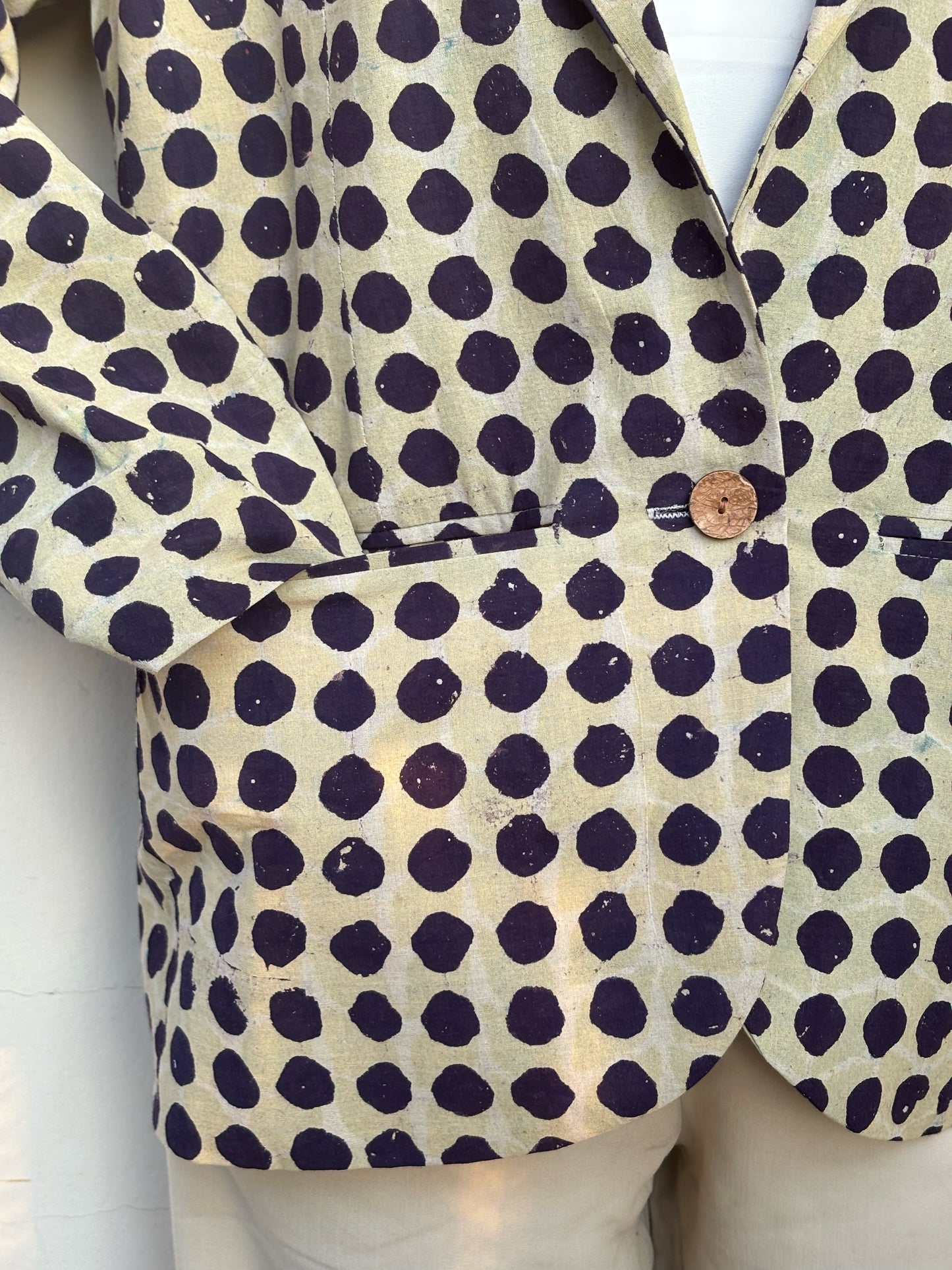 AFSANA- Cotton Jackets in Polka Dots
