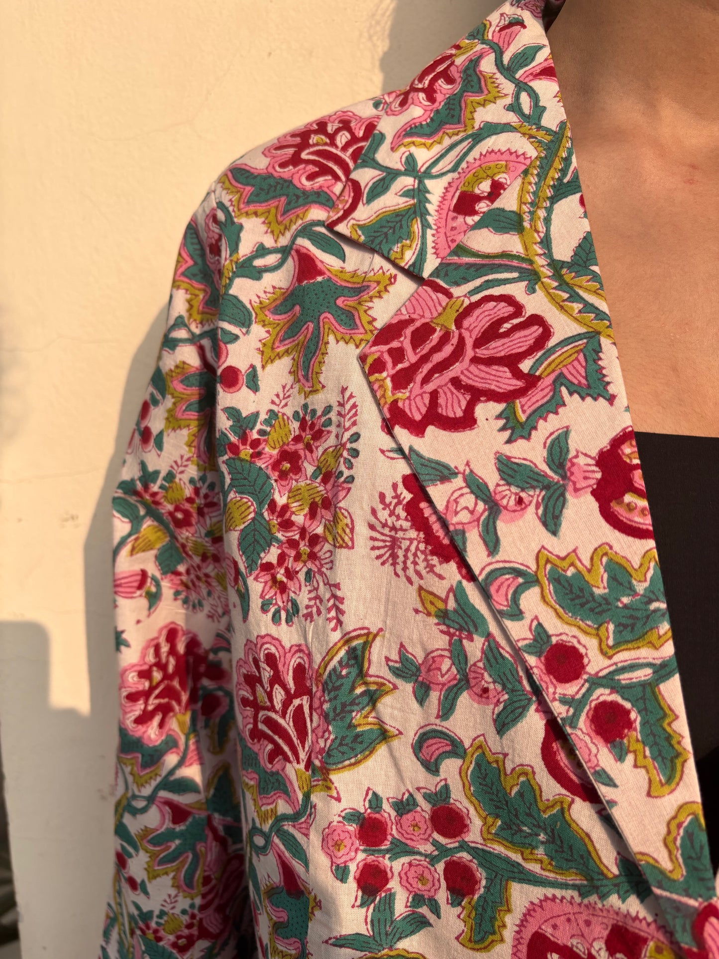 AFSANA- Cotton Jackets in Multi Floral
