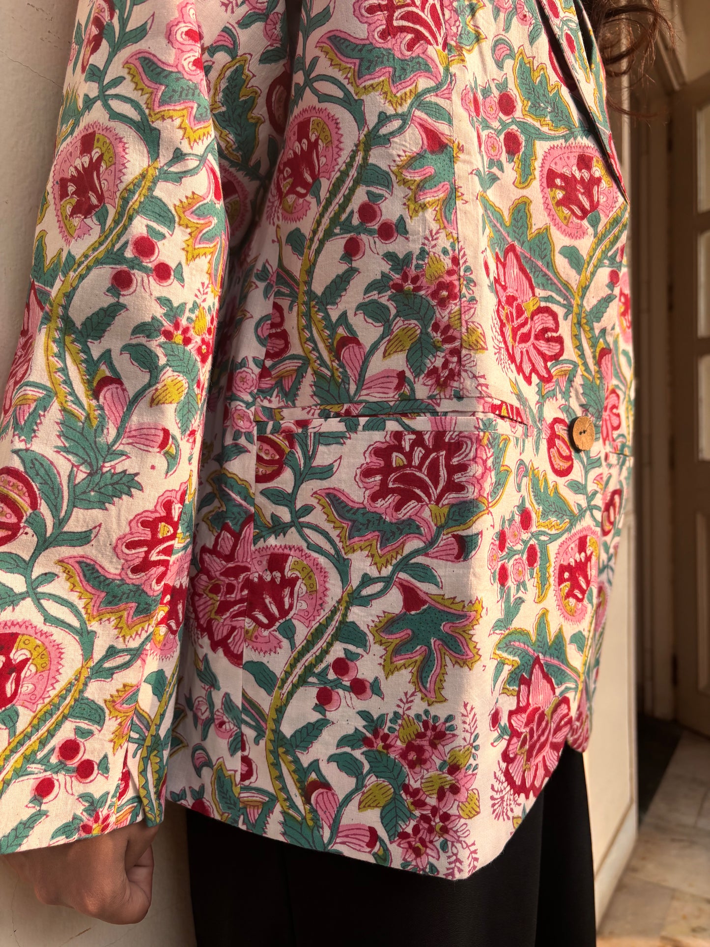 AFSANA- Cotton Jackets in Multi Floral