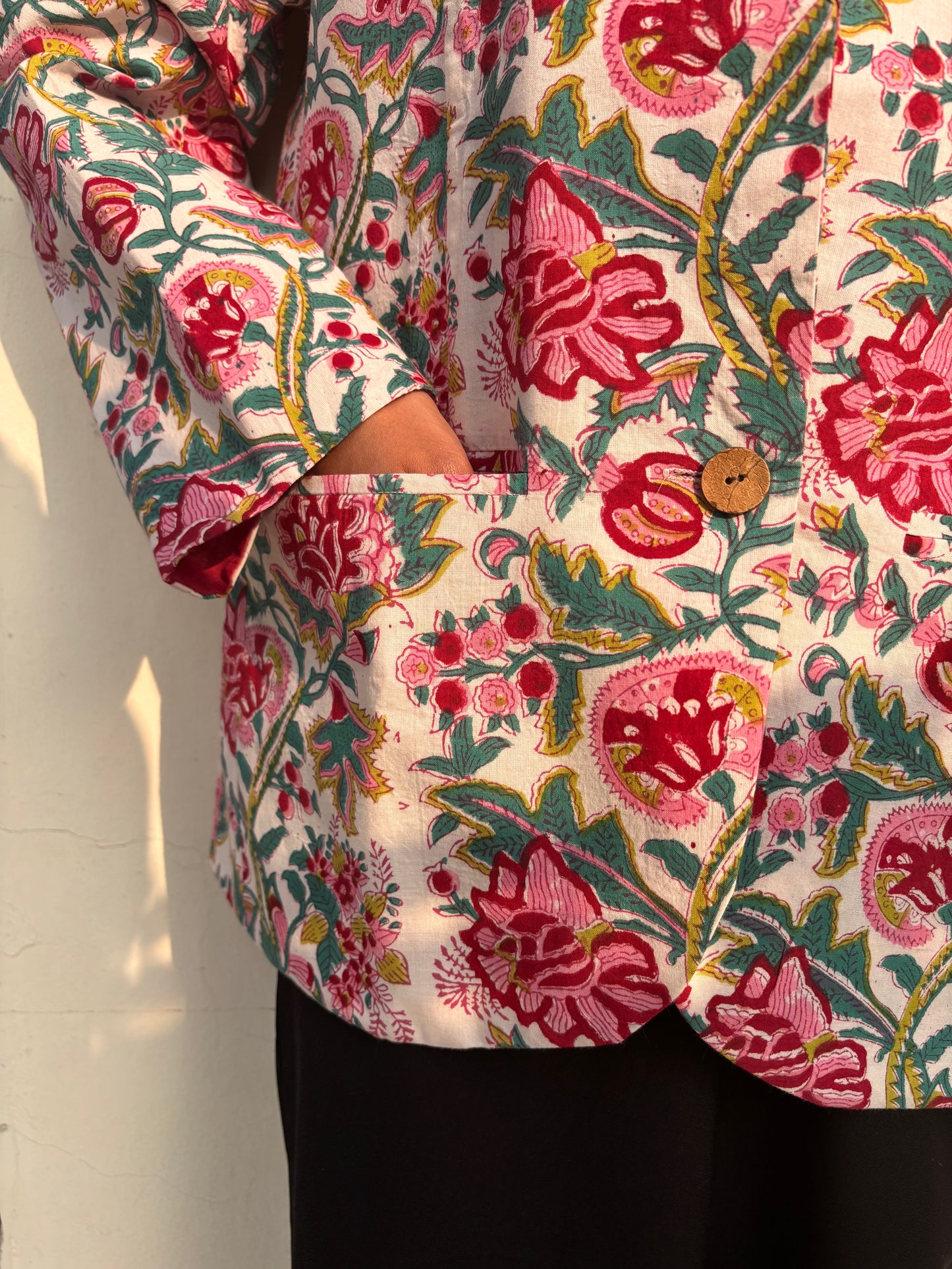 AFSANA- Cotton Jackets in Multi Floral